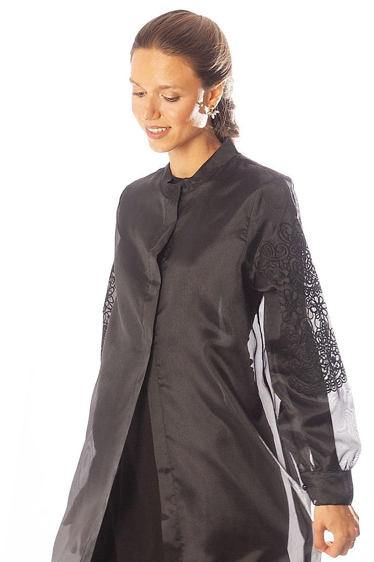 Floral Organza Tunic