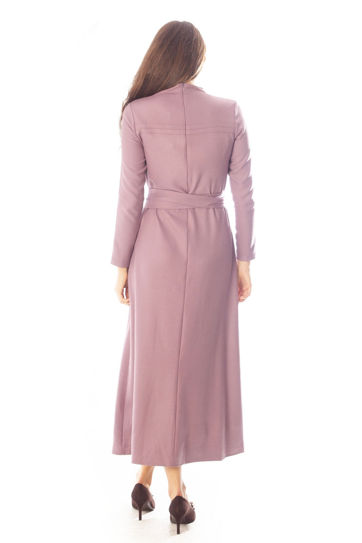 Inverted Exposed Seams Dress