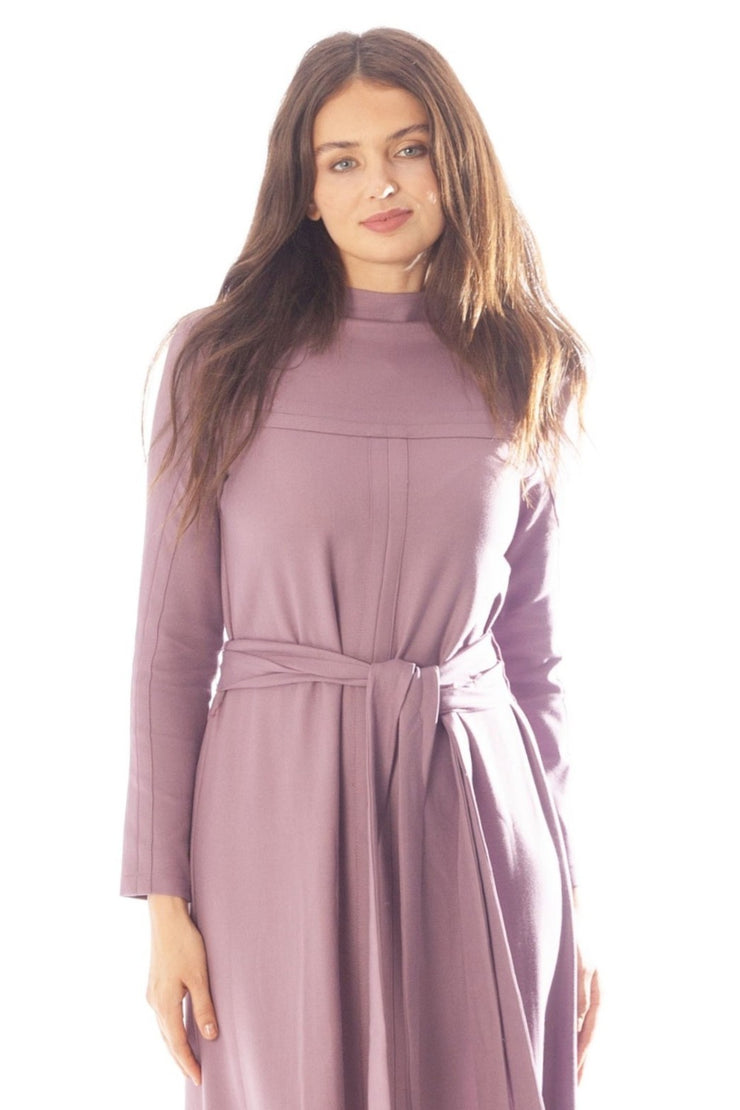 Inverted Exposed Seams Dress