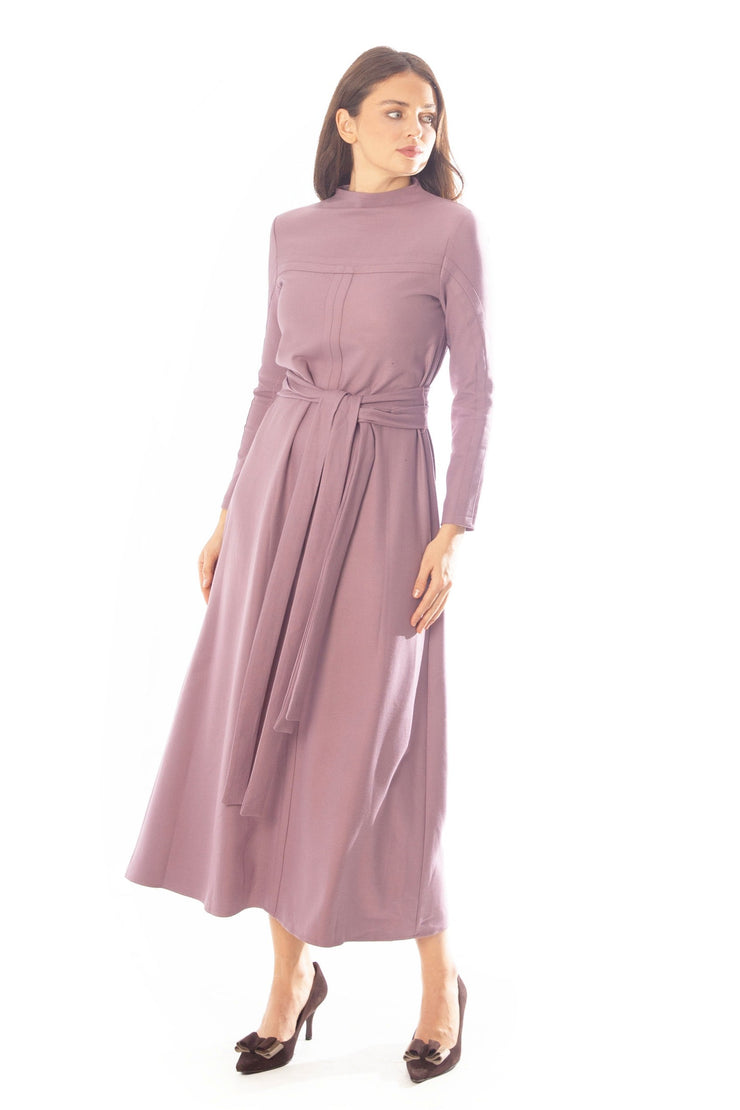 Inverted Exposed Seams Dress