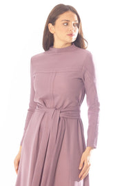 Inverted Exposed Seams Dress