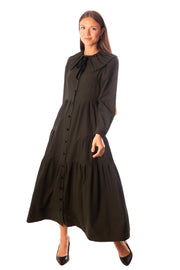 Pleated Collar Dress