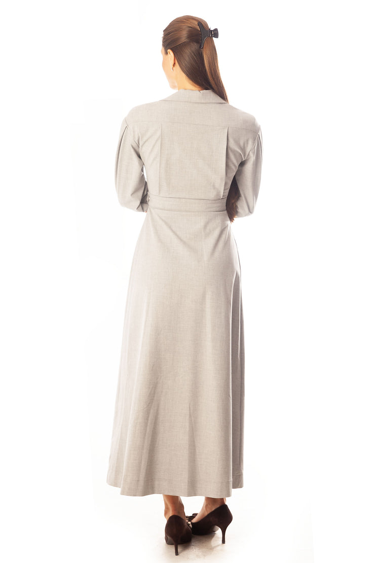 Double Snap Waisted Dress