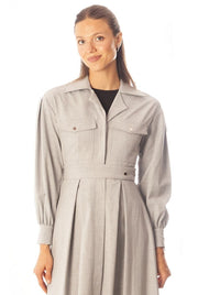 Double Snap Waisted Dress