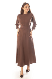 Wide Waist Modal Dolman Dress