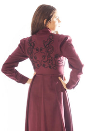 Scrollwork Embroidered Dress