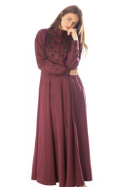 Scrollwork Embroidered Dress