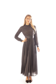 Open Work Knit Sparkle Dress