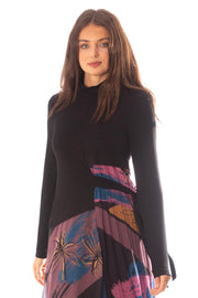 Wrap Top Printed Dress