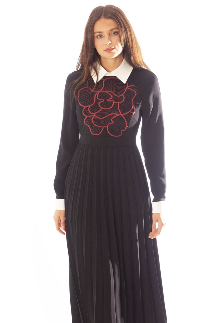 Large Bodice Flower w/ Collar