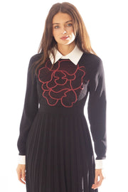 Large Bodice Flower w/ Collar