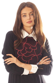 Large Bodice Flower w/ Collar