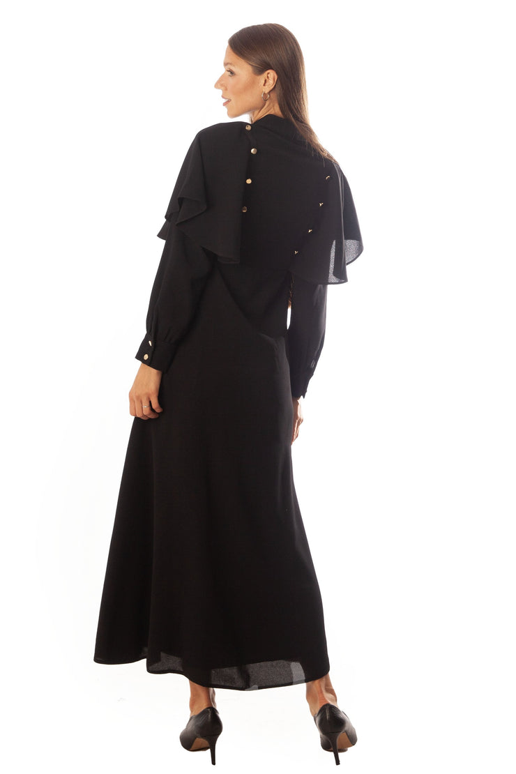 Wing Sleeve Dress