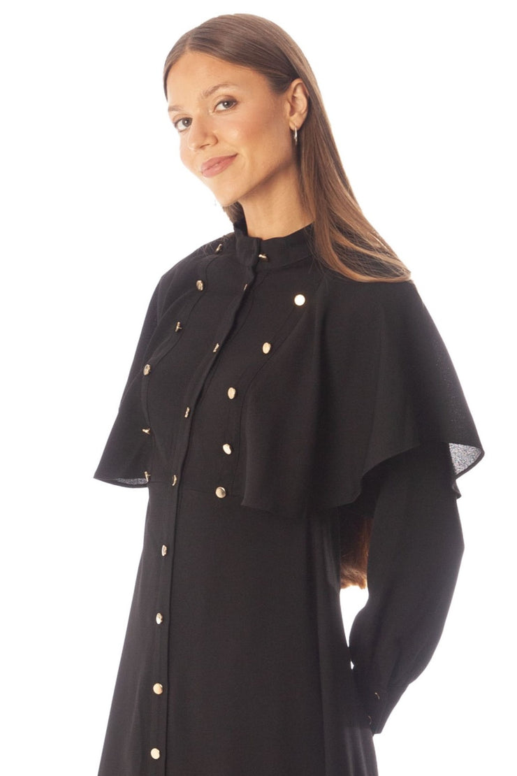 Wing Sleeve Dress
