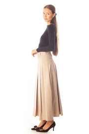 Inverted Center Pleat Skirt