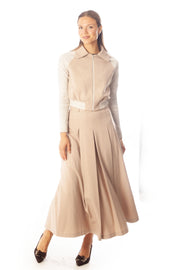 Inverted Center Pleat Skirt