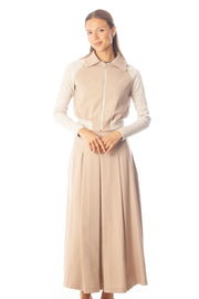Inverted Center Pleat Skirt